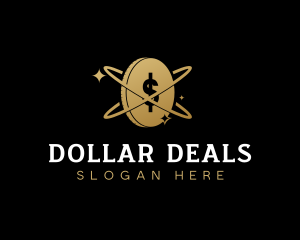 Dollar - Dollar Coin Crypto logo design