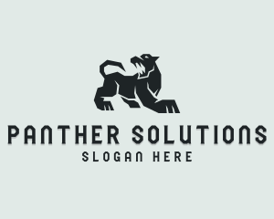 Panther - Wild Panther Safari logo design