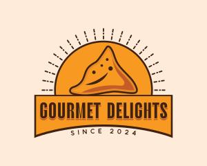 Samosa Food Gourmet logo design