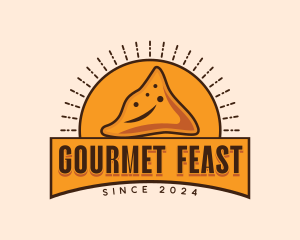 Samosa Food Gourmet logo design