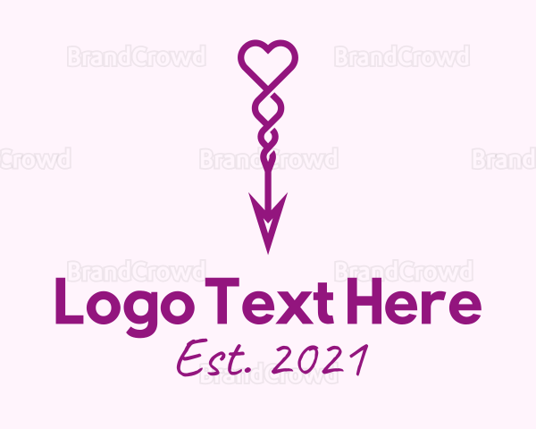 Purple Heart Arrow Logo