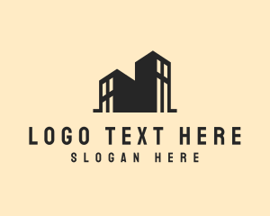 Property Developer - Modern Building Property logo design