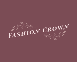 Fashion Ornament Wordmark logo design