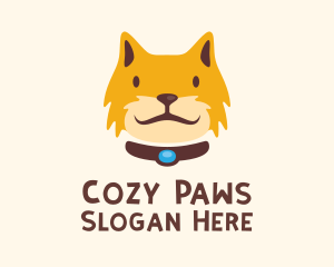 Furry - Smiling Furry Cat logo design