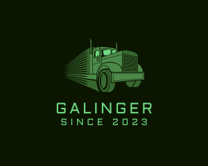 Truck - Freight Vehicle Cargo logo design
