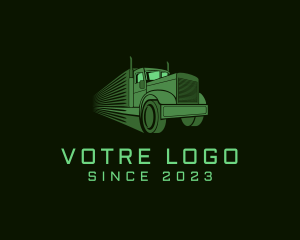 Driver - Freight Vehicle Cargo logo design