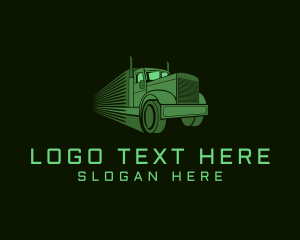 Freight Vehicle Cargo Logo