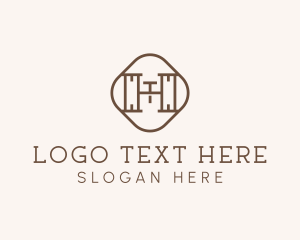 Tradesman - Carpentry Builder Letter HT logo design