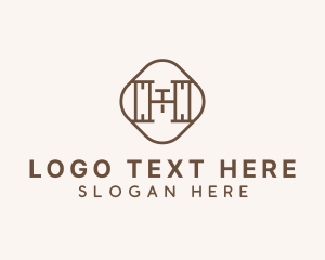 Handyman - Wood Carpenter Letter HT logo design