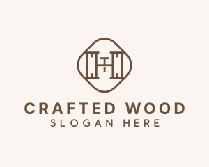 Joinery - Wood Carpenter Letter HT logo design