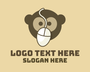 Pad - Monkey Mouse Computer logo design
