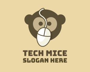 Monkey Mouse Computer logo design