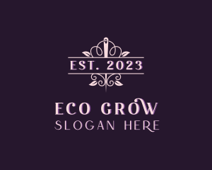 Eco Needle Tailoring logo design