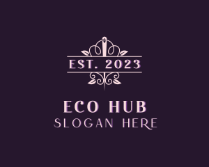 Eco Needle Tailoring logo design