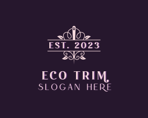 Eco Needle Tailoring logo design