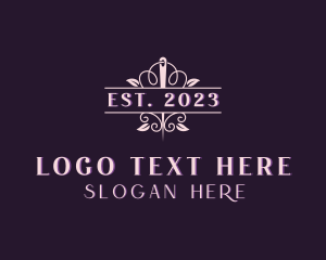 Knitter - Eco Craft Tailoring logo design