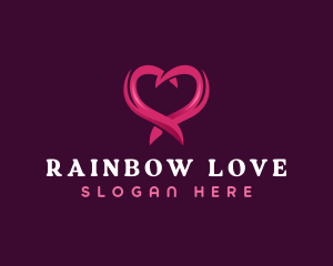 Love Heart Romance logo design