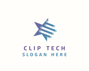 Tech Star Circuitry logo design