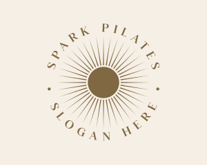 Spiritual - Minimalist Luxury Sun logo design