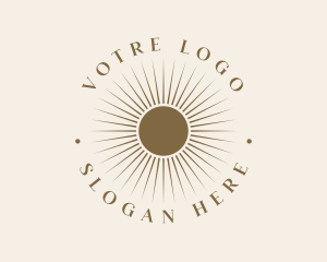 Sunburst - Minimalist Luxury Sun logo design