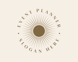 Wealth - Minimalist Luxury Sun logo design