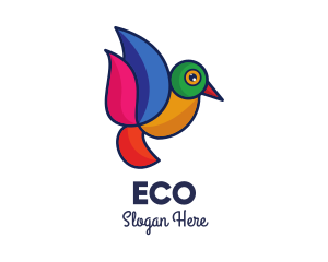 Minimalist Bird Outline  Logo