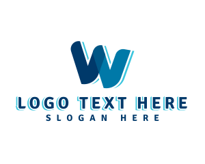Creative Modern Studio Letter W logo design