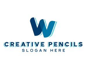 Creative Studio Letter W logo design