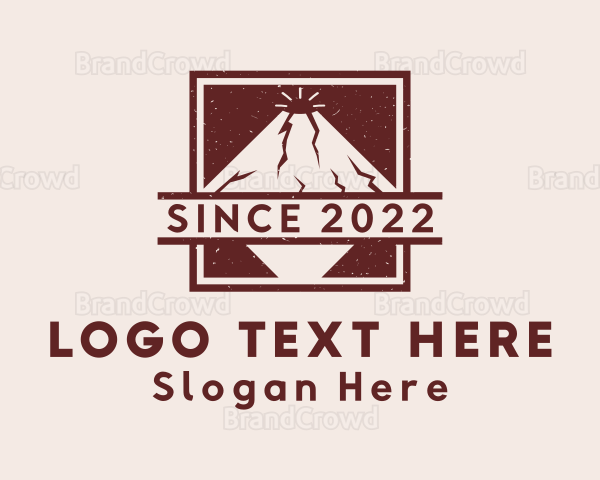 Volcano Outdoor Travel Logo