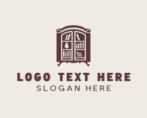 Bookcase Cabinet Furniture Logo