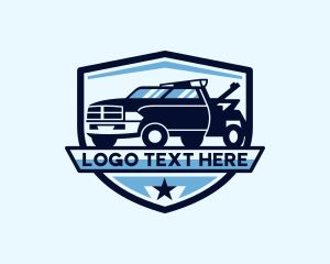 Tow Truck - Tow Truck Vehicle logo design