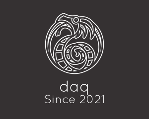 Celtic - Minimalist Celtic Dragon logo design