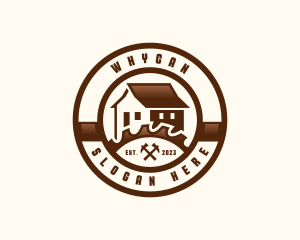 Roofing House Carpentry Logo