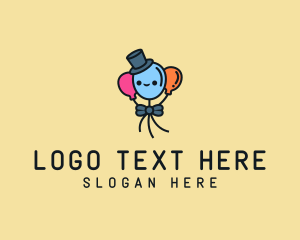 Balloon - Cute Magician Balloon logo design