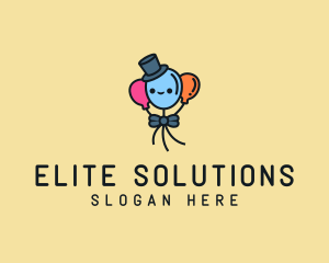 Toy - Cute Magician Balloon logo design