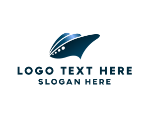 Ocean - Maritime Ship Cruise logo design