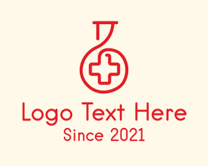 Medical Flask Laboratory Logo