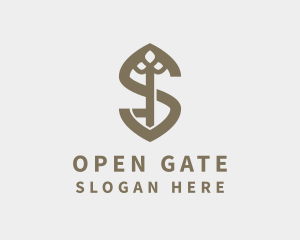 Access - Elegant Ornate Key logo design
