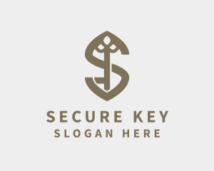 Password - Elegant Ornate Key logo design
