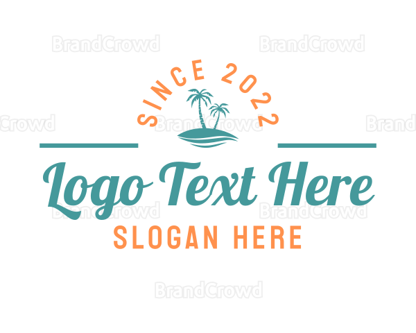 Tropical Island Resort Logo