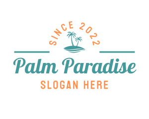 Tropics - Tropical Island Resort logo design