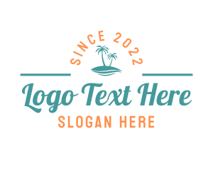 Tropical Island Resort Logo