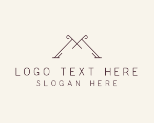 Typography - Elegant Business Letter M logo design