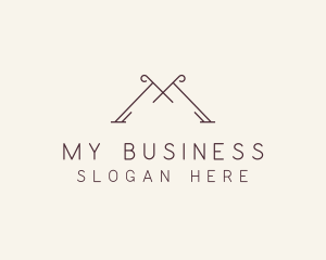 Elegant Business Letter M logo design