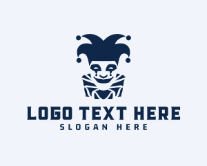 Drama - Joker Circus Clown logo design