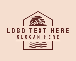 Scenery - Mountain Travel Camping logo design