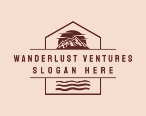 Traveller - Mountain Travel Camping logo design