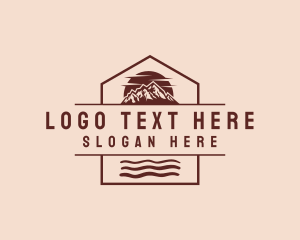 Outdoor - Mountain Travel Camping logo design