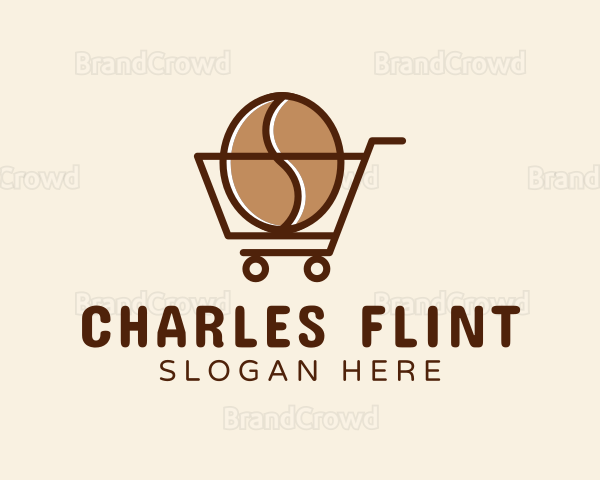 Coffee Shopping Cart Logo