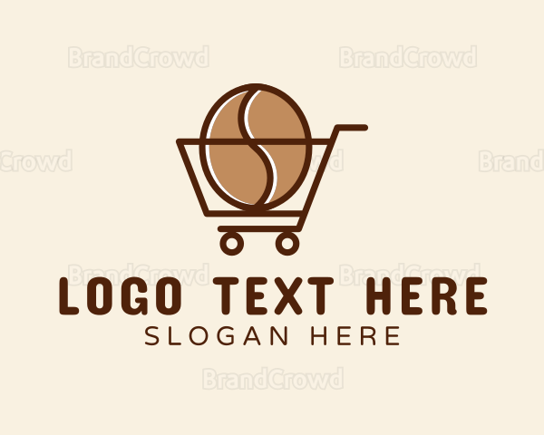 Coffee Shopping Cart Logo